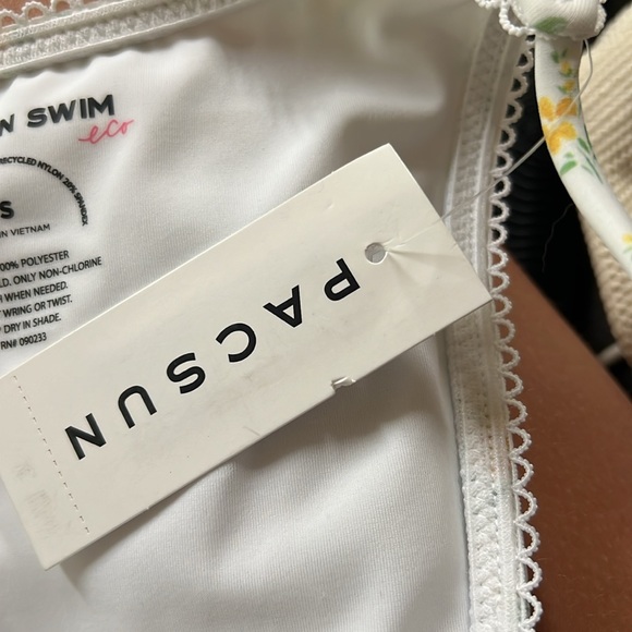 PacSun Eco Floral Daisy Strap Bikini Bottom - Picture 6 of 6